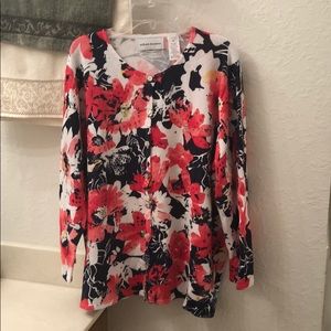 Alfred Dunner multicolored cardigan